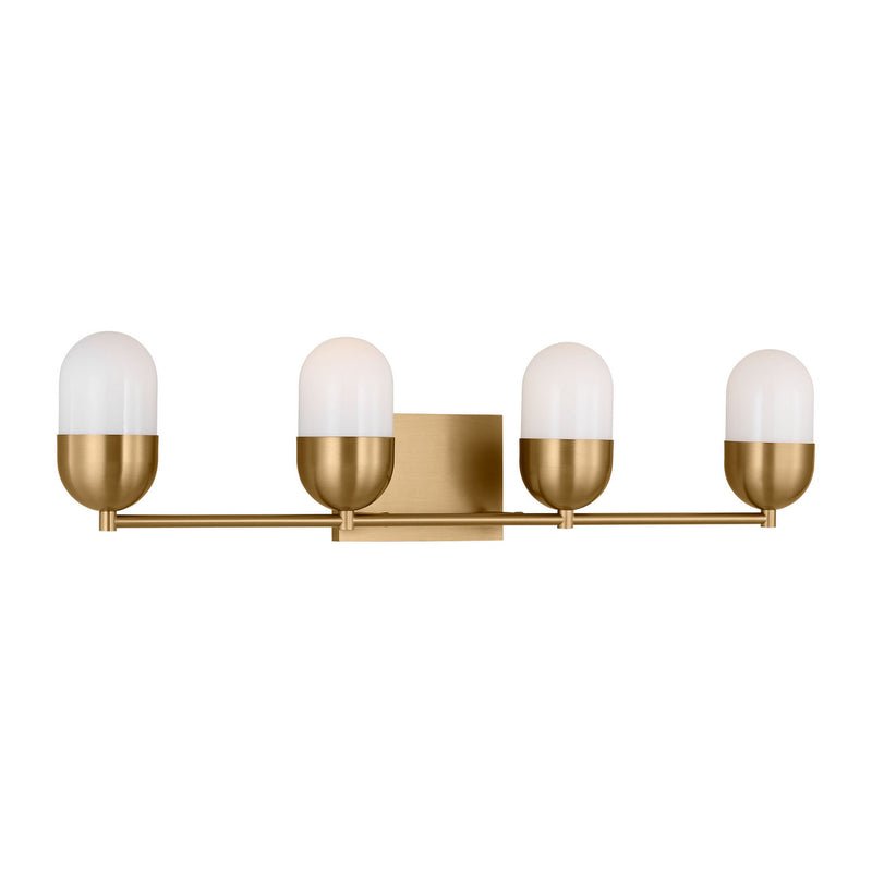 Visual Comfort Studio - DJV1094SB - Four Light Vanity - Foster - Satin Brass