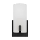One Light Vanity<br /><span style="color:#4AB0CE;">Entrega: 4-10 dias en USA</span><br /><span style="color:#4AB0CE;font-size:60%;">PREGUNTE POR ENTREGA EN PANAMA</span><br />Collection: Rhode<br />Finish: Midnight Black