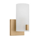 One Light Vanity<br /><span style="color:#4AB0CE;">Entrega: 2-3 semanas en USA</span><br /><span style="color:#4AB0CE;font-size:60%;">PREGUNTE POR ENTREGA EN PANAMA</span><br />Collection: Rhode<br />Finish: Satin Brass