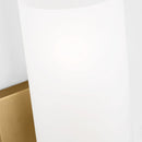 One Light Vanity<br /><span style="color:#4AB0CE;">Entrega: 4-10 dias en USA</span><br /><span style="color:#4AB0CE;font-size:60%;">PREGUNTE POR ENTREGA EN PANAMA</span><br />Collection: Rhode<br />Finish: Satin Brass