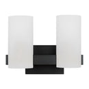 Two Light Vanity<br /><span style="color:#4AB0CE;">Entrega: 4-10 dias en USA</span><br /><span style="color:#4AB0CE;font-size:60%;">PREGUNTE POR ENTREGA EN PANAMA</span><br />Collection: Rhode<br />Finish: Midnight Black