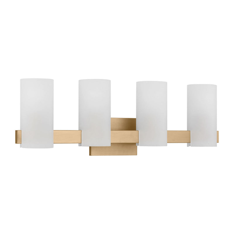 Four Light Vanity<br /><span style="color:#4AB0CE;">Entrega: 4-10 dias en USA</span><br /><span style="color:#4AB0CE;font-size:60%;">PREGUNTE POR ENTREGA EN PANAMA</span><br />Collection: Rhode<br />Finish: Satin Brass