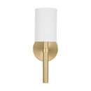 One Light Wall Sconce<br /><span style="color:#4AB0CE;">Entrega: 4-10 dias en USA</span><br /><span style="color:#4AB0CE;font-size:60%;">PREGUNTE POR ENTREGA EN PANAMA</span><br />Collection: Manor<br />Finish: Satin Brass