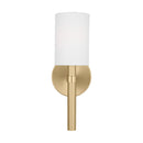 One Light Wall Sconce<br /><span style="color:#4AB0CE;">Entrega: 4-10 dias en USA</span><br /><span style="color:#4AB0CE;font-size:60%;">PREGUNTE POR ENTREGA EN PANAMA</span><br />Collection: Manor<br />Finish: Satin Brass