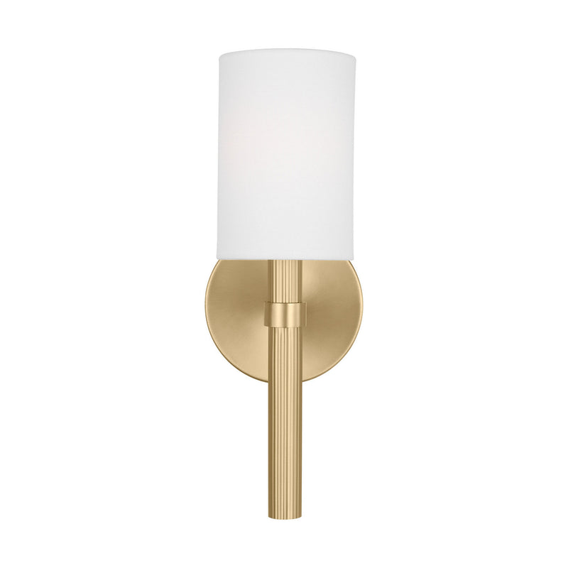 One Light Wall Sconce<br /><span style="color:#4AB0CE;">Entrega: 4-10 dias en USA</span><br /><span style="color:#4AB0CE;font-size:60%;">PREGUNTE POR ENTREGA EN PANAMA</span><br />Collection: Manor<br />Finish: Satin Brass