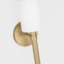 One Light Wall Sconce<br /><span style="color:#4AB0CE;">Entrega: 4-10 dias en USA</span><br /><span style="color:#4AB0CE;font-size:60%;">PREGUNTE POR ENTREGA EN PANAMA</span><br />Collection: Manor<br />Finish: Satin Brass