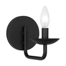One Light Wall Sconce<br /><span style="color:#4AB0CE;">Entrega: 4-10 dias en USA</span><br /><span style="color:#4AB0CE;font-size:60%;">PREGUNTE POR ENTREGA EN PANAMA</span><br />Collection: Albion<br />Finish: Midnight Black
