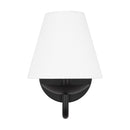 One Light Wall Sconce<br /><span style="color:#4AB0CE;">Entrega: 4-10 dias en USA</span><br /><span style="color:#4AB0CE;font-size:60%;">PREGUNTE POR ENTREGA EN PANAMA</span><br />Collection: Albion<br />Finish: Midnight Black