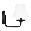One Light Wall Sconce<br /><span style="color:#4AB0CE;">Entrega: 4-10 dias en USA</span><br /><span style="color:#4AB0CE;font-size:60%;">PREGUNTE POR ENTREGA EN PANAMA</span><br />Collection: Albion<br />Finish: Midnight Black