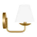 One Light Wall Sconce<br /><span style="color:#4AB0CE;">Entrega: 4-10 dias en USA</span><br /><span style="color:#4AB0CE;font-size:60%;">PREGUNTE POR ENTREGA EN PANAMA</span><br />Collection: Albion<br />Finish: Satin Brass