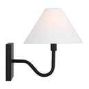 One Light Wall Sconce<br /><span style="color:#4AB0CE;">Entrega: 4-10 dias en USA</span><br /><span style="color:#4AB0CE;font-size:60%;">PREGUNTE POR ENTREGA EN PANAMA</span><br />Collection: Eldon<br />Finish: Midnight Black