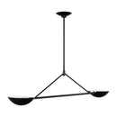 Two Light Linear Chandelier<br /><span style="color:#4AB0CE;">Entrega: 13-14 semanas en USA</span><br /><span style="color:#4AB0CE;font-size:60%;">PREGUNTE POR ENTREGA EN PANAMA</span><br />Collection: Nevel<br />Finish: Aged Iron