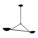 Two Light Linear Chandelier<br /><span style="color:#4AB0CE;">Entrega: 13-14 semanas en USA</span><br /><span style="color:#4AB0CE;font-size:60%;">PREGUNTE POR ENTREGA EN PANAMA</span><br />Collection: Nevel<br />Finish: Aged Iron