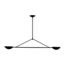 Two Light Linear Chandelier<br /><span style="color:#4AB0CE;">Entrega: 8-9 semanas en USA</span><br /><span style="color:#4AB0CE;font-size:60%;">PREGUNTE POR ENTREGA EN PANAMA</span><br />Collection: Nevel<br />Finish: Aged Iron