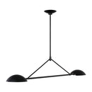 Two Light Linear Chandelier<br /><span style="color:#4AB0CE;">Entrega: 8-9 semanas en USA</span><br /><span style="color:#4AB0CE;font-size:60%;">PREGUNTE POR ENTREGA EN PANAMA</span><br />Collection: Nevel<br />Finish: Aged Iron