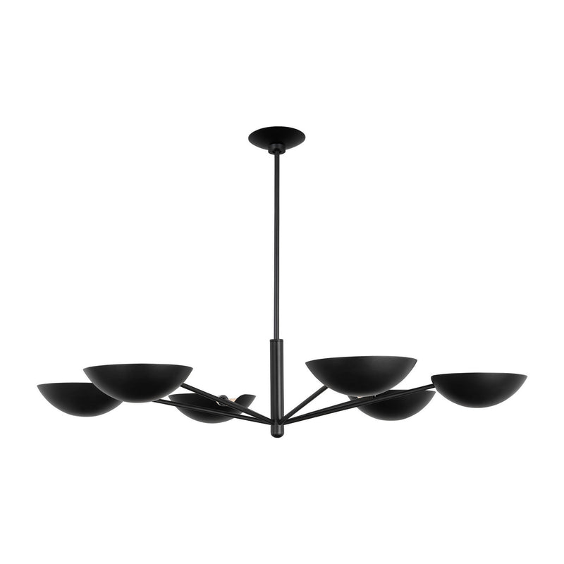 Six Light Chandelier<br /><span style="color:#4AB0CE;">Entrega: 4-10 dias en USA</span><br /><span style="color:#4AB0CE;font-size:60%;">PREGUNTE POR ENTREGA EN PANAMA</span><br />Collection: Nevel<br />Finish: Aged Iron