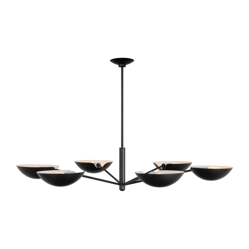 Six Light Chandelier<br /><span style="color:#4AB0CE;">Entrega: 4-10 dias en USA</span><br /><span style="color:#4AB0CE;font-size:60%;">PREGUNTE POR ENTREGA EN PANAMA</span><br />Collection: Nevel<br />Finish: Aged Iron