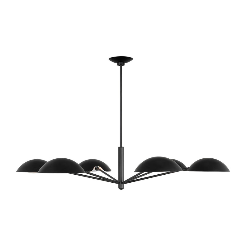 Six Light Chandelier<br /><span style="color:#4AB0CE;">Entrega: 4-10 dias en USA</span><br /><span style="color:#4AB0CE;font-size:60%;">PREGUNTE POR ENTREGA EN PANAMA</span><br />Collection: Nevel<br />Finish: Aged Iron