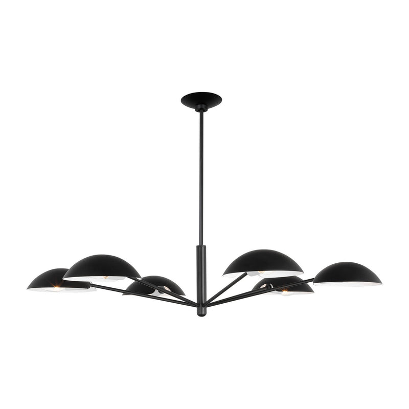 Six Light Chandelier<br /><span style="color:#4AB0CE;">Entrega: 4-10 dias en USA</span><br /><span style="color:#4AB0CE;font-size:60%;">PREGUNTE POR ENTREGA EN PANAMA</span><br />Collection: Nevel<br />Finish: Aged Iron