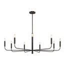 Nine Light Chandelier<br /><span style="color:#4AB0CE;">Entrega: 4-10 dias en USA</span><br /><span style="color:#4AB0CE;font-size:60%;">PREGUNTE POR ENTREGA EN PANAMA</span><br />Collection: Brianna<br />Finish: Aged Iron