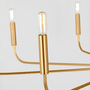 Visual Comfort Studio - EC1319BBS - Nine Light Chandelier - Brianna - Burnished Brass