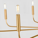 Visual Comfort Studio - EC1319BBS - Nine Light Chandelier - Brianna - Burnished Brass