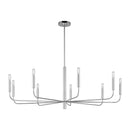 Nine Light Chandelier<br /><span style="color:#4AB0CE;">Entrega: 4-10 dias en USA</span><br /><span style="color:#4AB0CE;font-size:60%;">PREGUNTE POR ENTREGA EN PANAMA</span><br />Collection: Brianna<br />Finish: Polished Nickel