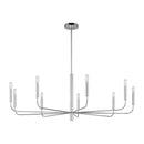 Nine Light Chandelier<br /><span style="color:#4AB0CE;">Entrega: 4-10 dias en USA</span><br /><span style="color:#4AB0CE;font-size:60%;">PREGUNTE POR ENTREGA EN PANAMA</span><br />Collection: Brianna<br />Finish: Polished Nickel