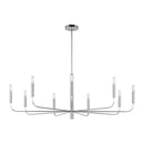Nine Light Chandelier<br /><span style="color:#4AB0CE;">Entrega: 4-10 dias en USA</span><br /><span style="color:#4AB0CE;font-size:60%;">PREGUNTE POR ENTREGA EN PANAMA</span><br />Collection: Brianna<br />Finish: Polished Nickel