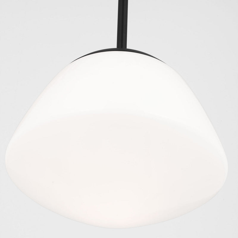 One Light Pendant<br /><span style="color:#4AB0CE;">Entrega: 4-10 dias en USA</span><br /><span style="color:#4AB0CE;font-size:60%;">PREGUNTE POR ENTREGA EN PANAMA</span><br />Collection: Milne<br />Finish: Midnight Black