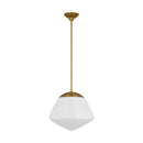 One Light Pendant<br /><span style="color:#4AB0CE;">Entrega: 19-20 semanas en USA</span><br /><span style="color:#4AB0CE;font-size:60%;">PREGUNTE POR ENTREGA EN PANAMA</span><br />Collection: Milne<br />Finish: Burnished Brass