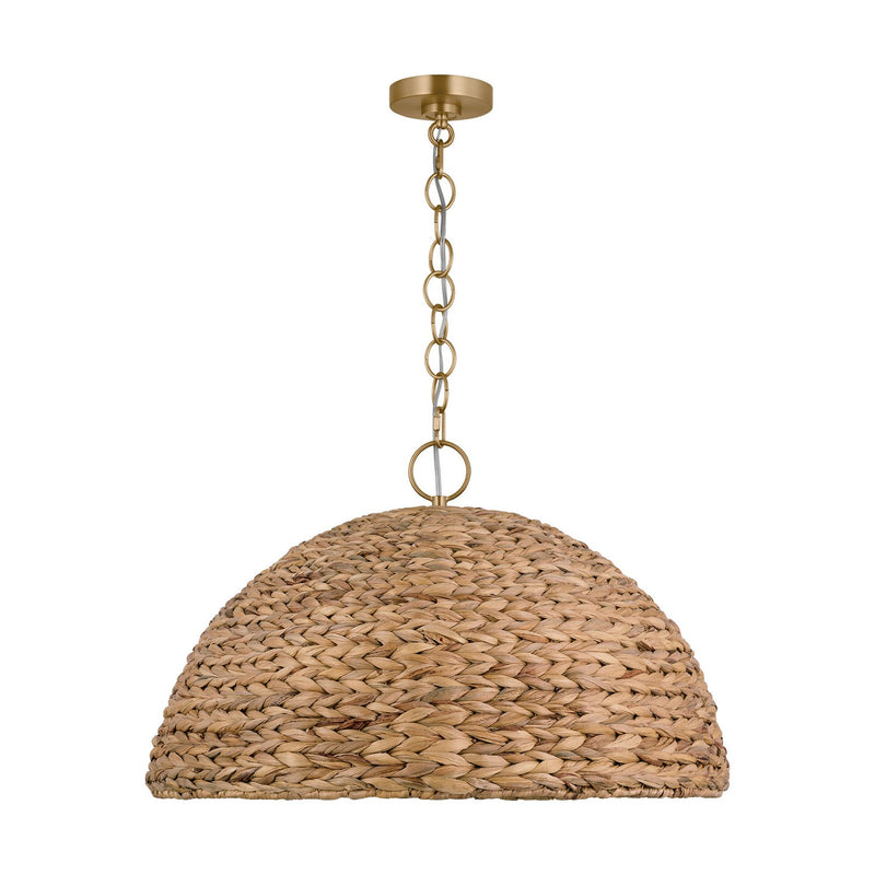 Visual Comfort Studio - EP1373BBS - Three Light Pendant - Cay - Burnished Brass