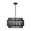 Four Light Pendant<br /><span style="color:#4AB0CE;">Entrega: 4-10 dias en USA</span><br /><span style="color:#4AB0CE;font-size:60%;">PREGUNTE POR ENTREGA EN PANAMA</span><br />Collection: Elio<br />Finish: Aged Iron