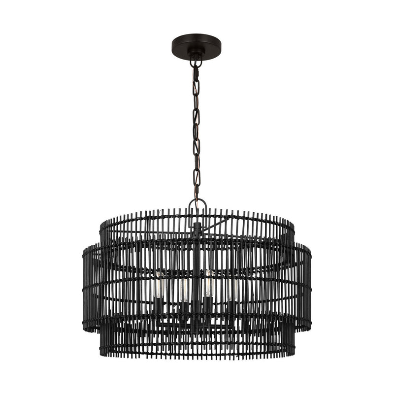 Four Light Pendant<br /><span style="color:#4AB0CE;">Entrega: 4-10 dias en USA</span><br /><span style="color:#4AB0CE;font-size:60%;">PREGUNTE POR ENTREGA EN PANAMA</span><br />Collection: Elio<br />Finish: Aged Iron