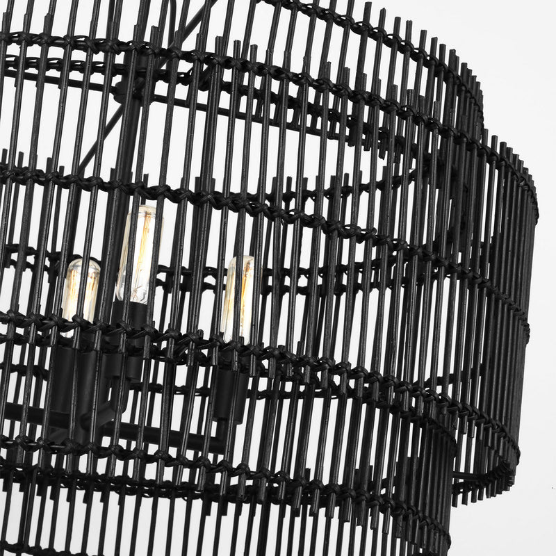 Four Light Pendant<br /><span style="color:#4AB0CE;">Entrega: 4-10 dias en USA</span><br /><span style="color:#4AB0CE;font-size:60%;">PREGUNTE POR ENTREGA EN PANAMA</span><br />Collection: Elio<br />Finish: Aged Iron