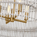 Visual Comfort Studio - EP1394BBS - Four Light Pendant - Elio - Burnished Brass