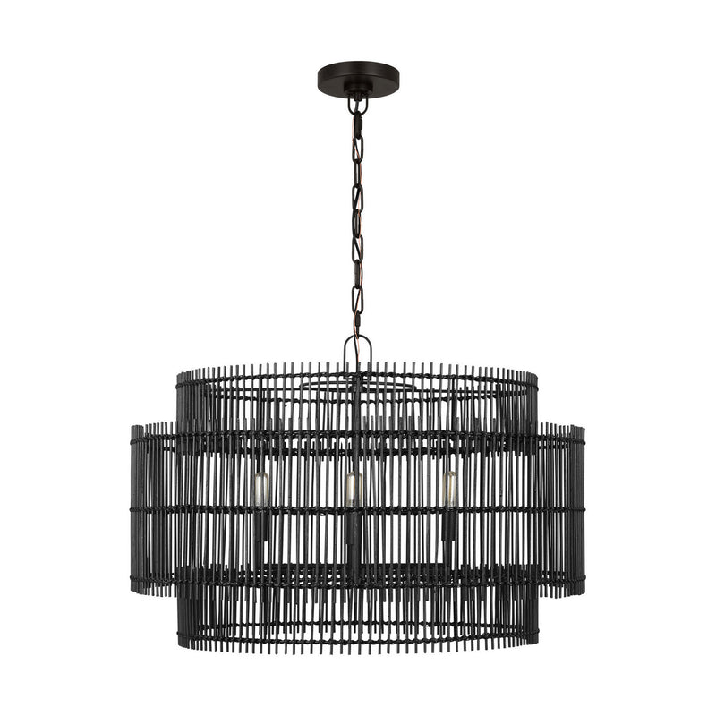 Four Light Pendant<br /><span style="color:#4AB0CE;">Entrega: 4-10 dias en USA</span><br /><span style="color:#4AB0CE;font-size:60%;">PREGUNTE POR ENTREGA EN PANAMA</span><br />Collection: Elio<br />Finish: Aged Iron
