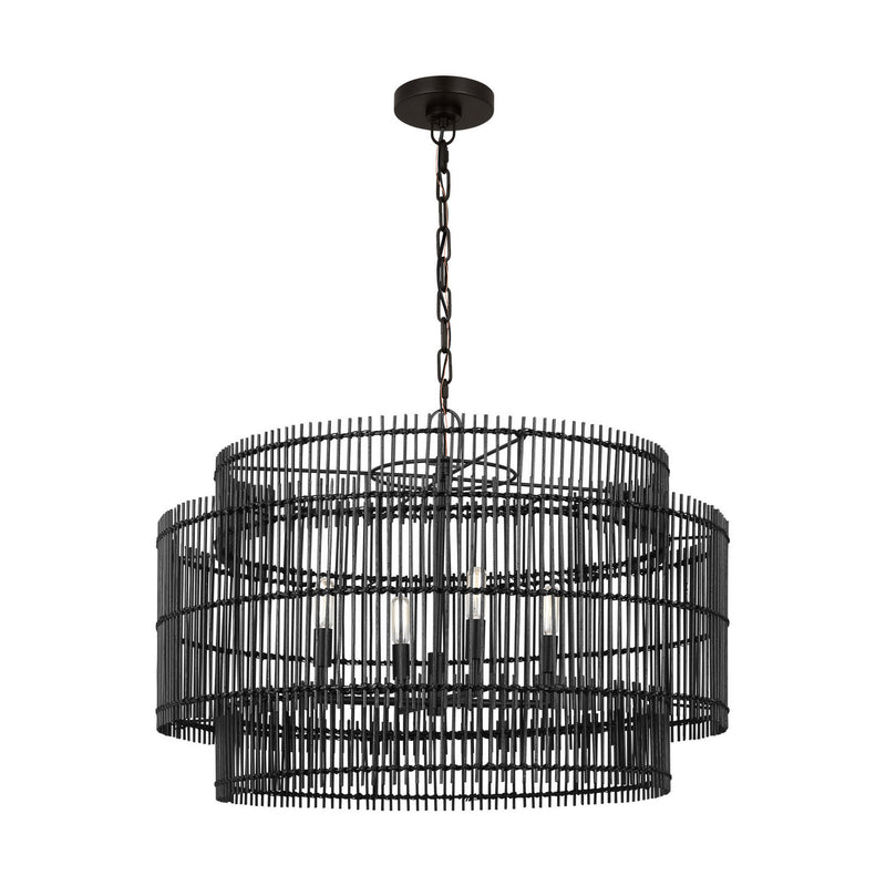 Four Light Pendant<br /><span style="color:#4AB0CE;">Entrega: 4-10 dias en USA</span><br /><span style="color:#4AB0CE;font-size:60%;">PREGUNTE POR ENTREGA EN PANAMA</span><br />Collection: Elio<br />Finish: Aged Iron
