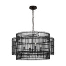 Four Light Pendant<br /><span style="color:#4AB0CE;">Entrega: 4-10 dias en USA</span><br /><span style="color:#4AB0CE;font-size:60%;">PREGUNTE POR ENTREGA EN PANAMA</span><br />Collection: Elio<br />Finish: Aged Iron