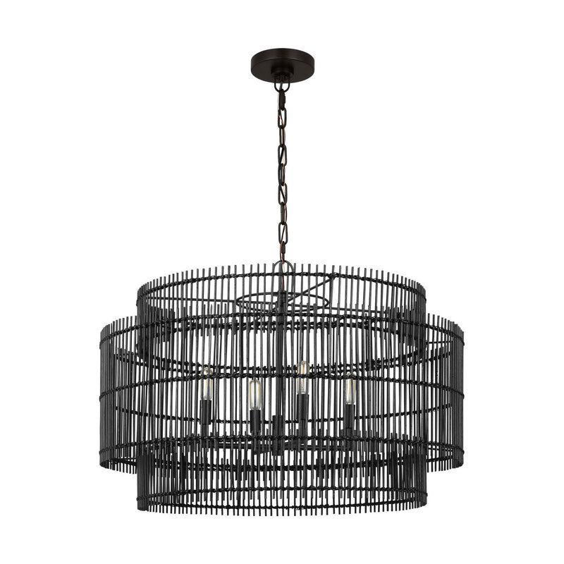 Four Light Pendant<br /><span style="color:#4AB0CE;">Entrega: 4-10 dias en USA</span><br /><span style="color:#4AB0CE;font-size:60%;">PREGUNTE POR ENTREGA EN PANAMA</span><br />Collection: Elio<br />Finish: Aged Iron