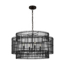 Four Light Pendant<br /><span style="color:#4AB0CE;">Entrega: 4-10 dias en USA</span><br /><span style="color:#4AB0CE;font-size:60%;">PREGUNTE POR ENTREGA EN PANAMA</span><br />Collection: Elio<br />Finish: Aged Iron