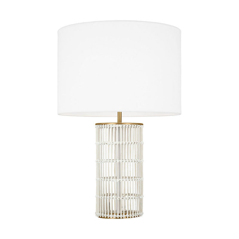 One Light Table Lamp<br /><span style="color:#4AB0CE;">Entrega: 4-10 dias en USA</span><br /><span style="color:#4AB0CE;font-size:60%;">PREGUNTE POR ENTREGA EN PANAMA</span><br />Collection: Elio<br />Finish: Burnished Brass