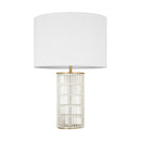 One Light Table Lamp<br /><span style="color:#4AB0CE;">Entrega: 4-10 dias en USA</span><br /><span style="color:#4AB0CE;font-size:60%;">PREGUNTE POR ENTREGA EN PANAMA</span><br />Collection: Elio<br />Finish: Burnished Brass