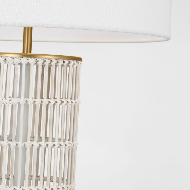 One Light Table Lamp<br /><span style="color:#4AB0CE;">Entrega: 4-10 dias en USA</span><br /><span style="color:#4AB0CE;font-size:60%;">PREGUNTE POR ENTREGA EN PANAMA</span><br />Collection: Elio<br />Finish: Burnished Brass