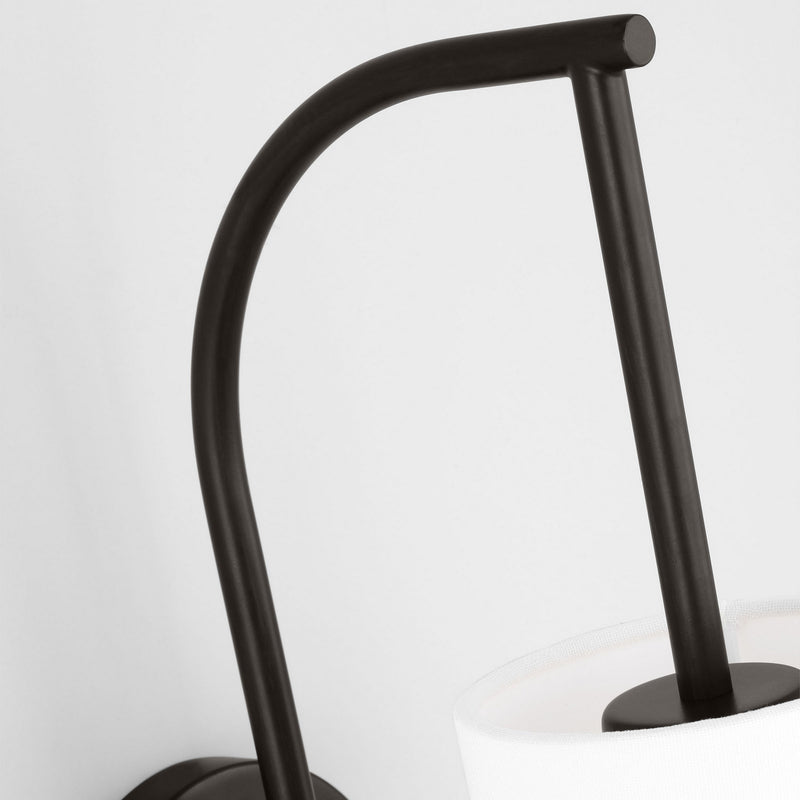 One Light Wall Sconce<br /><span style="color:#4AB0CE;">Entrega: 4-10 dias en USA</span><br /><span style="color:#4AB0CE;font-size:60%;">PREGUNTE POR ENTREGA EN PANAMA</span><br />Collection: Lowell<br />Finish: Aged Iron