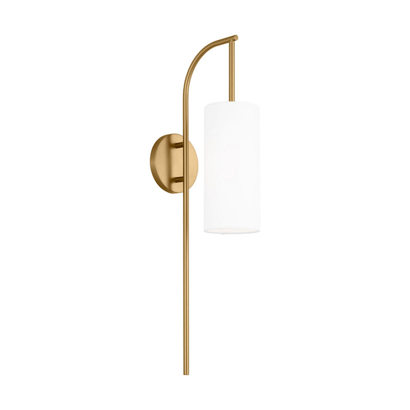 One Light Wall Sconce<br /><span style="color:#4AB0CE;">Entrega: 18-19 semanas en USA</span><br /><span style="color:#4AB0CE;font-size:60%;">PREGUNTE POR ENTREGA EN PANAMA</span><br />Collection: Lowell<br />Finish: Burnished Brass