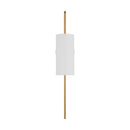 One Light Wall Sconce<br /><span style="color:#4AB0CE;">Entrega: 4-10 dias en USA</span><br /><span style="color:#4AB0CE;font-size:60%;">PREGUNTE POR ENTREGA EN PANAMA</span><br />Collection: Lowell<br />Finish: Burnished Brass