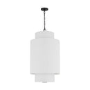 One Light Pendant<br /><span style="color:#4AB0CE;">Entrega: 4-10 dias en USA</span><br /><span style="color:#4AB0CE;font-size:60%;">PREGUNTE POR ENTREGA EN PANAMA</span><br />Collection: Sawyer<br />Finish: Midnight Black