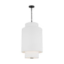 One Light Pendant<br /><span style="color:#4AB0CE;">Entrega: 4-10 dias en USA</span><br /><span style="color:#4AB0CE;font-size:60%;">PREGUNTE POR ENTREGA EN PANAMA</span><br />Collection: Sawyer<br />Finish: Midnight Black
