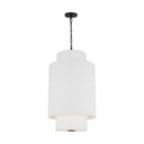 One Light Pendant<br /><span style="color:#4AB0CE;">Entrega: 4-10 dias en USA</span><br /><span style="color:#4AB0CE;font-size:60%;">PREGUNTE POR ENTREGA EN PANAMA</span><br />Collection: Sawyer<br />Finish: Midnight Black